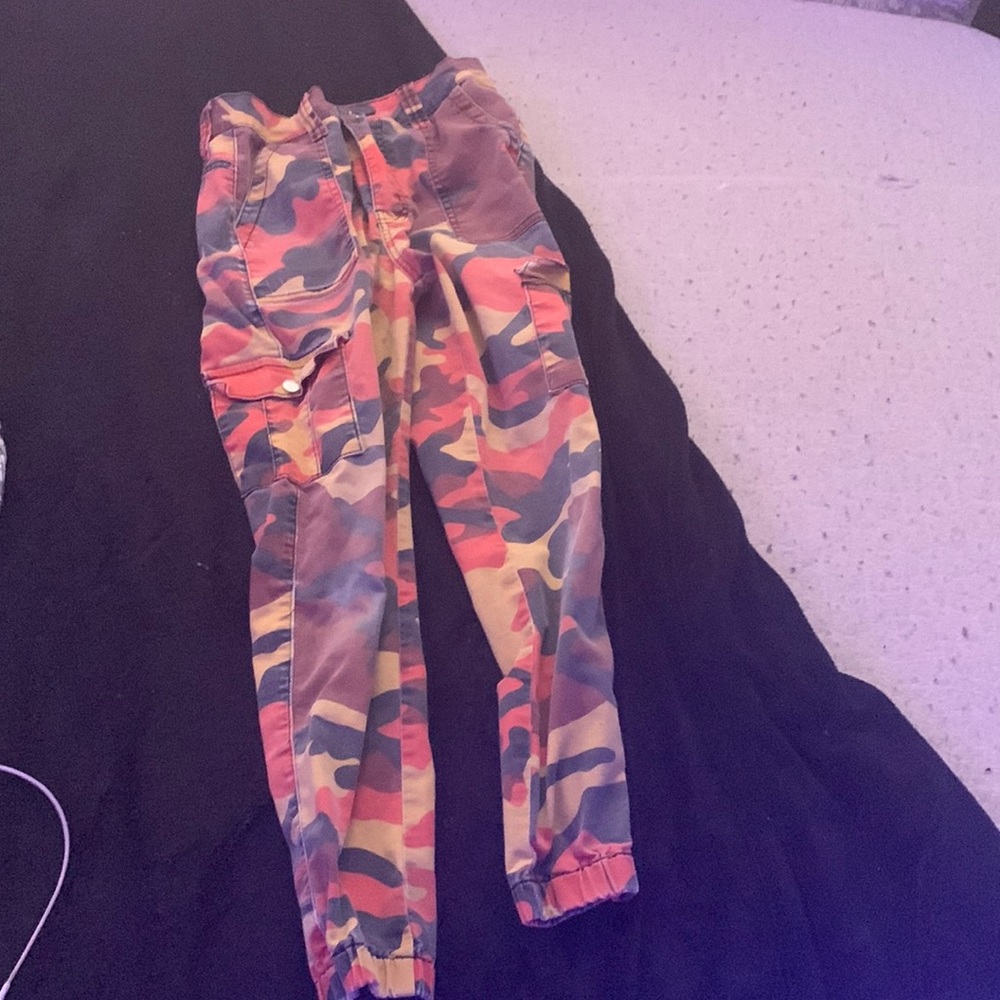 patterned skinny jeans